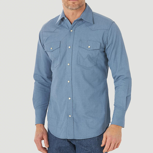 Camicia di sicurezza ignifuga da uomo in cotone resistente al fuoco camicia a maniche lunghe e camicie - Product Image 5