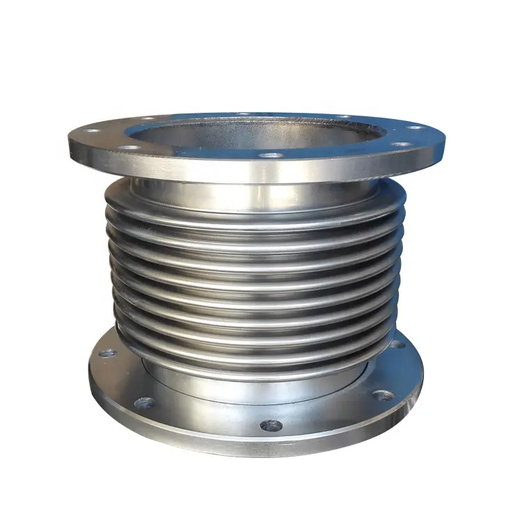 Industrial bellow exhaust gas chimney flue expansion joint axial pipe duct compensator