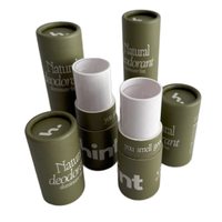 100% Biodégradable Écologique Twist up Papier Baume À Lèvres Tube Personnalisé Papier Rouge À Lèvres Emballage Conteneur Cylindre Papier Tube