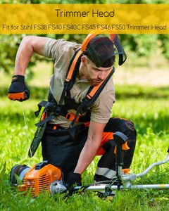 Tête de coupe C6-2 M8x1.25 pour débroussailleuse <span class=keywords><strong>Stihl</strong></span> Autocut <span class=keywords><strong>FS38</strong></span> FS40 FS45 FS50 - Product Image 2