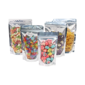 Chất lượng cao nhôm lá đứng lên Túi với dây kéo nhà máy giải thưởng bao bì & Sản phẩm in ấn cho thực phẩm lưu trữ - Product Image 1