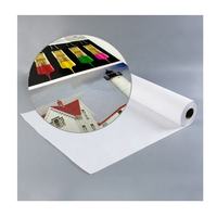 Rouleau de toile en polyester et coton imprimable, brillant/mat, écologique, 240g, 1,52*50m, pour affiches éco-solvant – Vente en gros