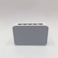 Switch TP-Link SF1005+ de 5 Puertos 10/100Mbps, Carcasa Moldeada, Switch Ethernet Rápido de Escritorio, Precio de Fábrica SF1005+