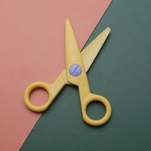 Tijeras de corte de papel de plástico para <span class=keywords><strong>niños</strong></span>, herramientas de corte, suministros de manualidades de papel - Product Image 5