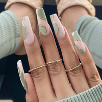 Faux Ongles en Acrylique en Gros, Boîtes de Faux Ongles de Designer, Ongles Artificiels, Faux Ongles à Presser