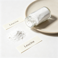 Poudre de leucine de qualité supérieure en vrac, supplément d'acides aminés en poudre blanche, fourni directement par l'usine 5 étoiles