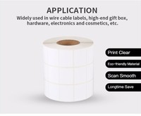 Étiquettes autocollantes thermiques directes en PP pour codes-barres, étiquettes d'expédition, autocollants adhésifs thermiques, codes-barres de suivi, pour revendeurs et expéditions