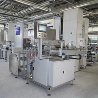 Machine de protection des coins semi-automatique à commande PLC, à entraînement moteur et à engrenages, pour quatre coins