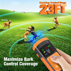 Renkli ekran açık el ultrasonik köpek kovucu İşlevli köpekler Barking kontrol el feneri ile caydırıcı cihaz - Product Image 4