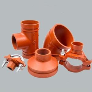 FM ul chữa cháy chữa cháy Hệ thống bảo vệ ống sắt dễ uốn lắp ral3000 rãnh Ống phù hợp đồng tâm giảm tốc khớp nối - Product Image 4
