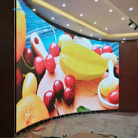 Écran LED flexible incurvé P2.5 8K HDR10 pour scènes, podiums, murs de conférence et événements de location