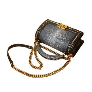 2025ใหม่กระเป๋าสะพายข้างสุดหรูสำหรับผู้หญิงกระเป๋าสะพายไหล่แบบพกพามีสายโซ่หนังแท้มือ<span class=keywords><strong>สอง</strong></span>ของผู้หญิง - Product Image 4