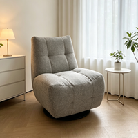 Fauteuil inclinable électrique pivotant ATUNUS 360, tissu chenille, canapé lounge une place pour salon et chambre