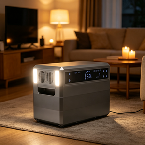 Centrale Électrique Portable 2000W 2304Wh LiFePO4 à Onde Sinusoïdale Pure, Générateur Solaire pour Camping, Urgences, Hors Réseau, Vente Directe Usine, OEM - Product Image 2