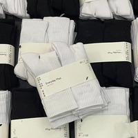 6 paires 1 paquet de chaussettes de sport de compression de haute qualité avec fond en tissu éponge, absorbant les chocs, anti-fatigue, pour marathon, yoga