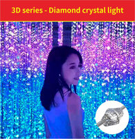 Lumière ponctuelle étanche IP68, LED personnalisable pour extérieur, décoration de piste de danse vidéo 3D, contrôle DMX512, CRI élevé 90 pour l'éclairage