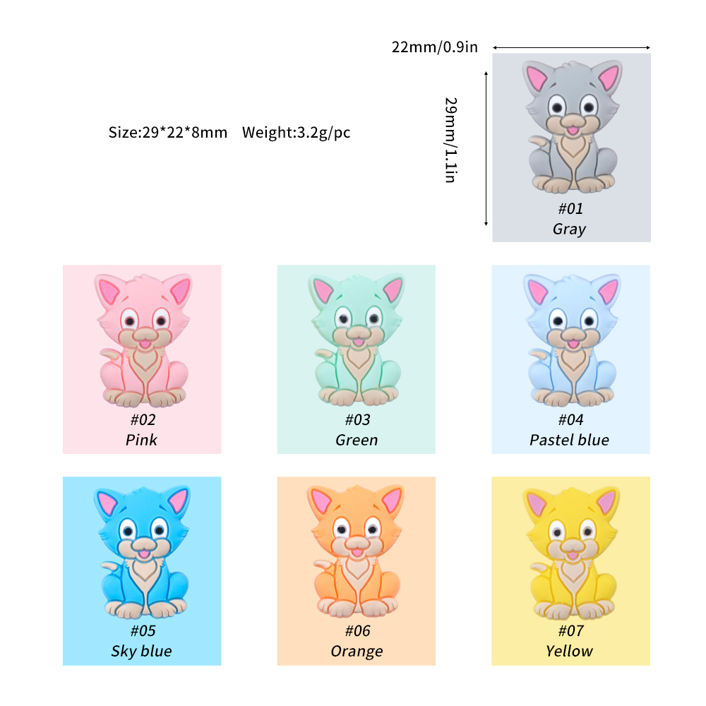 Cat Focal bead Mix SA40