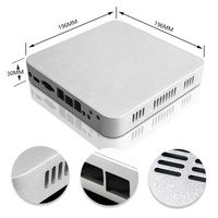 Boîtier de projet électronique industriel pour mini PC Boîtier personnalisé pour mini ordinateur de bureau par extrusion d'aluminium CNC