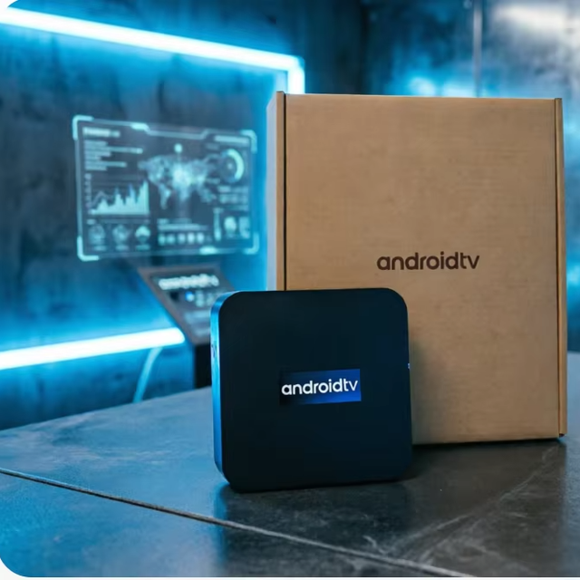 2GB/8GB Quad Core Android 9 Smart TV Box 4K HDR/H265 Media Player Dual-Band WiFi5 Home Sports Entertainment 12-Month Warranty