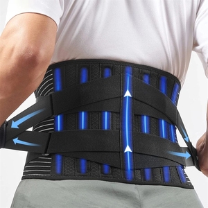 Faja Lumbar Ortopédica Transpirable con 6 Varillas Antideslizantes para Alivio del Dolor en el Gimnasio - Product Image 1