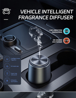 Diffuseur d'huiles essentielles ultrasonique portable à prix réduit, diffuseur d'arômes électrique intelligent rechargeable par USB, diffuseur de parfum de table pour voiture