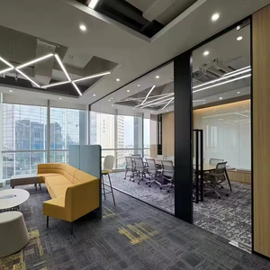 Vách ngăn kính văn phòng & Vách ngăn phòng tối giản-Hệ thống phân vùng rõ ràng cho bộ phận không gian làm việc, kính thương mại OEM - Product Image 5