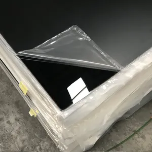 उच्च चमकदार सतह <span class=keywords><strong>4x8</strong></span> फीट 1 मिमी 2 मिमी 3 मिमी काले ठोस रंग प्लास्टिक एक्रिलिक शीट - Product Image 1