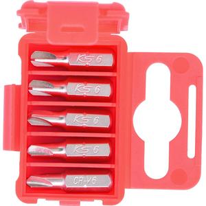 Juego de brocas KS TOOLS 1/4"®, 25mm, #6, paquete de 5 - Product Image 3