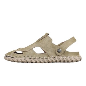 Summer 2026 Handmade Sandals Soft Soles Men's Casual Beach Shoes Two-Use Driving <b>Slippers</b> Breathable Comfortable - Product Image 5