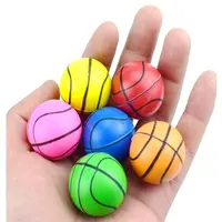 Diametro di 3 centimetri palla che rimbalza piccolo mini giocattoli per il distributore automatico della macchina di pallacanestro palla rimbalzante