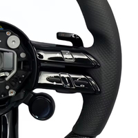 Volant en fibre de carbone pour Mercedes Benz A35 A45 C63 C43 E53 E63 G63 G500 G55 AMG GT S63 GLE63 GLA45 W223