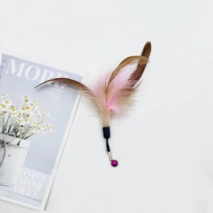 Fairy Feather Bell Cat Teasing Wand avec tête remplaçable : un jouet interactif pour chat qui les garde occupés et les divertit - Product Image 4