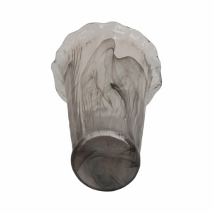 Vaso moderno alto in vetro con bordo svasato per soggiorno, decorazione per la casa, tavolo, ufficio. - Product Image 6