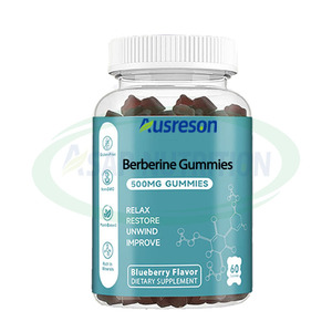 ASAP OEM Adulto Berberine Gummies 2000mg Alta Potencia Grado Alimenticio Halal Certificado HCI Suplemento Más Ceilán Canela Cardo Mariano - Product Image 1