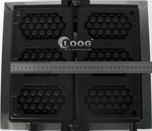 Machine à gaufres 3 grilles en acier inoxydable, nouveau modèle, meilleure vente de snacks, nid d'abeille, fabrication de gaufres - Product Image 4