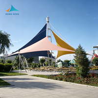 Carpas de Toldo Modernas de PVDF con Diseño Personalizado de Fábrica para Juegos Infantiles al Aire Libre, Arquitectura Paisajística, Estructura de Membrana Tensada