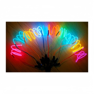 "سلك قطبي خفيف <span class=keywords><strong>2</strong></span>" ، سلك كهربائي 10 ألوان مدفوع بمصباح ثابت <span class=keywords><strong>USB</strong></span> 5 فولت ، عاكس سلك EL ~ 65cd 120cd - Product Image 6