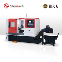 Centro de Torneado y Fresado, Torno CNC Horizontal de Bancada Inclinada BR-20H, Sistema de Control Fanuc GSK Mitsubishi