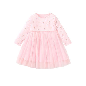 Kinderen Lente Lange Mouw Print Kant Jurken Kinderen Casual Prom Jurken Baby Meisjes Jurken - Product Image 6
