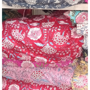 Tela Brocada de Seda y Algodón Premium para Ropa de Niñas y Textiles para el Hogar - Ligera, Antibacteriana, Colores Vibrantes, Diseños Personalizados - Product Image 1