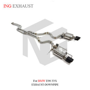 ErG ererformance <span class=keywords><strong>2018</strong></span> + FF3335i 90 90 taintaless Teel atatback uull xxhaust ystem ITH ALVE ontroller uffler esonator IPS - Product Image 2