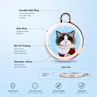 Collier anti-perte intelligent pour animaux de compagnie, pour chats et chiens, avec positionnement à distance Google, design étanche, longue durée de vie de la batterie
