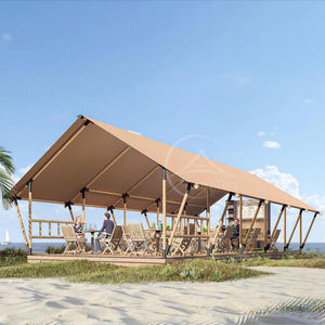 Tente safari africaine de glamping en plein air pour mariage et fête, abri de jardin pour 30 personnes qui ressemble à <span class=keywords><strong>des</strong></span> maisons - Product Image 2