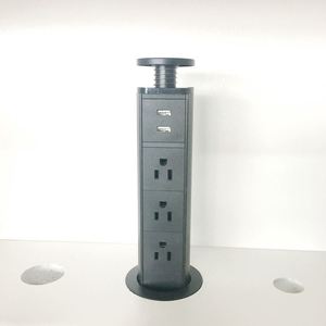 PULL POP up 3 AC США розетка 2 USB-порта для зарядки настольные розетки столешницы кухонные всплывающие розетки - Product Image 6