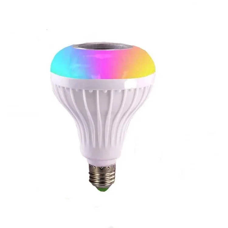 Ampoule LED couleur RVB pour la maison E27 12w LED RVB Dimmable Bluetooth Ampoule LED pour l'éclairage de musique d'ambiance de scène de fête à la maison