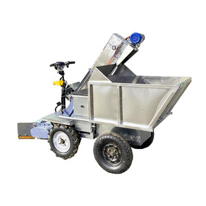 Camion de transport et de nettoyage de fumier en acier inoxydable, idéal pour l'élimination du fumier de chèvres, moutons et bovins – Offre spéciale - Product Image 1