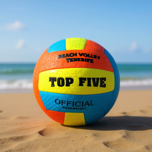 Top Five Beach Volley Tenerife Balón de Voleibol Playa Tamaño Oficial 5 PVC 280g 22cm - Product Image 1