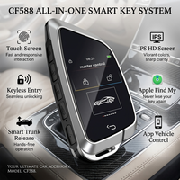 Clé de voiture intelligente Apple Find My avec écran tactile LCD, 4 boutons, entrée sans clé, clé numérique, contrôle par application, télécommande, garantie 1 an