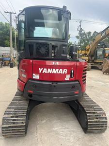 Mini-excavatrice Yanmar 55 d'occasion à bas prix, importée du Japon, VIO55, mini-pelleuse de 5,5 tonnes, excavatrice sur chenilles d'occasion avec chenilles en caoutchouc - Product Image 3