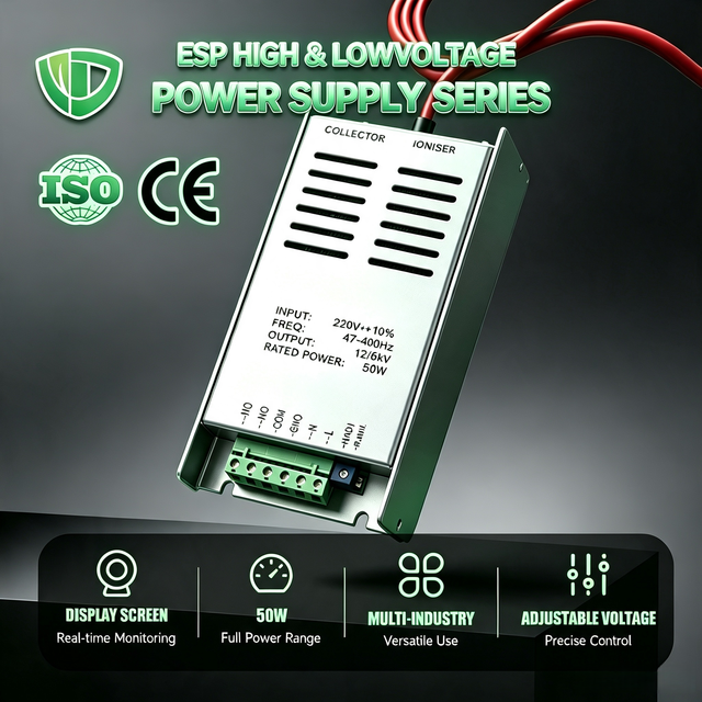 Control Adjustable Ac to Dc 12 Volt 50v 24v 48v 200 Amp Backup Industrial Power Supply for Esp Electrostatic Oil Fume Filter
